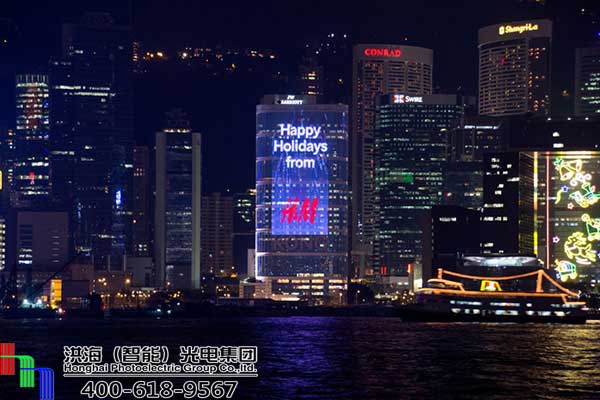 LED光電幕墻，讓您的建筑動(dòng)起來！洪海LED動(dòng)感天幕